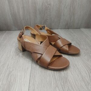 Paul‎ Green Reese Slingback Sandal Strappy Tan Sling Back Open Toe UK 4.5 US 7